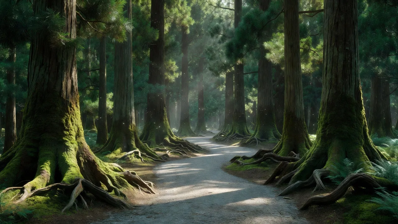古杉の道 Ancient Cedar Path